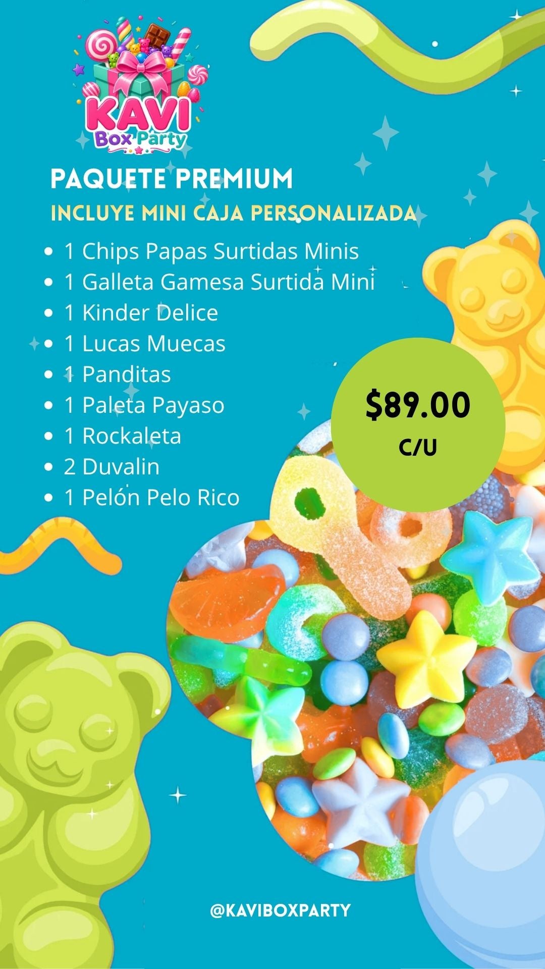 Caja de Dulces Paquete Premium
