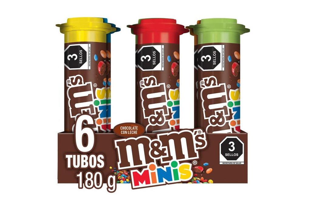 M&M Mini tubos
